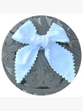 Color Cotton Pique Sash with Trim