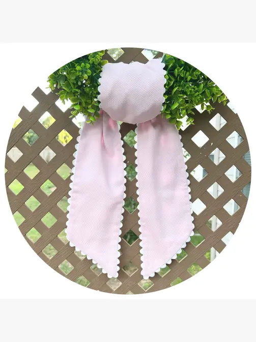 Color Cotton Pique Sash with Trim