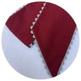 Custom Linen Sash with trim