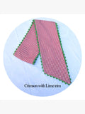 Custom Gingham Sash with trim