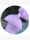 Custom Gingham Bows with Trim