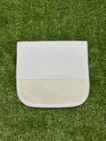 Vintage Ivory Cotton Pique Baby Burp Cloth