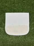 Vintage Ivory Cotton Pique Baby Burp Cloth