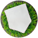 Ivory Cotton Pique Banner and Hanging Set
