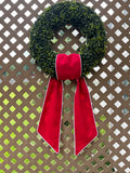 Custom Linen Sashes with Piping