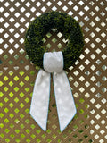 Custom Linen Sashes with Piping