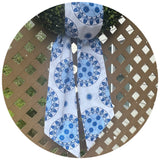 Designer Blue Porcelain Sash