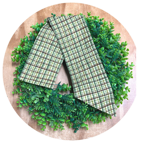 Autumn Plaid Cotton Sash