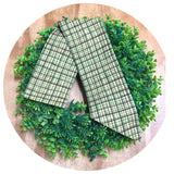 Autumn Plaid Cotton Sash