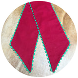 Custom Linen Sash with trim