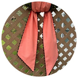 Custom Linen Sash with trim