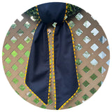 Custom Linen Sash with trim