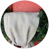 Yarn Dyed Metallic Vintage Linen Sash