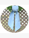 Color Cotton Pique Sash with Trim