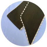 Custom Linen Sash with trim