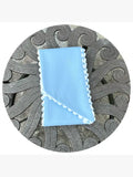 Color Cotton Pique Sash with Trim