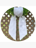 Color Cotton Pique Sash with Trim