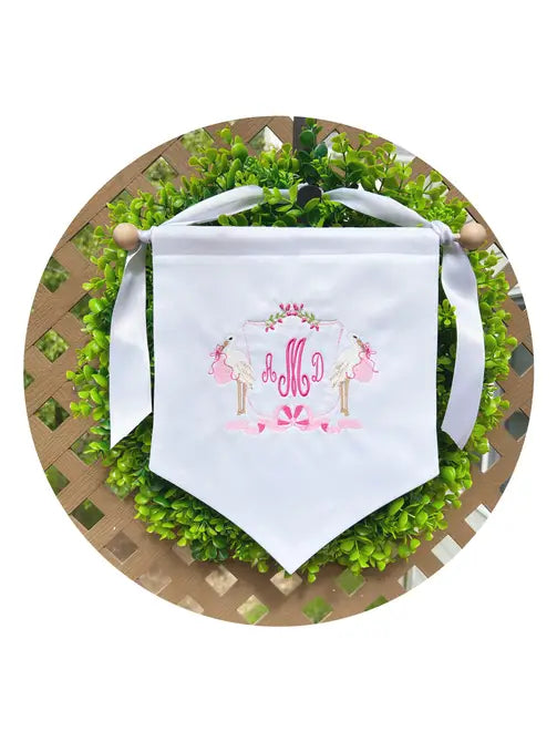 Satin Banner with Hanger Set