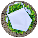 Linen Blend Banner with Piping Trim and Hanging Set