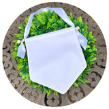 Linen Blend Banner with Piping Trim and Hanging Set