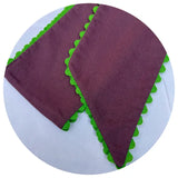 Custom Linen Sash with trim