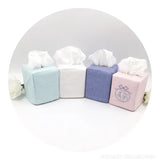 Seersucker Tissue Box Cover