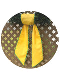 Custom Linen Sash with trim
