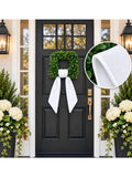 Custom Linen Sashes with Piping