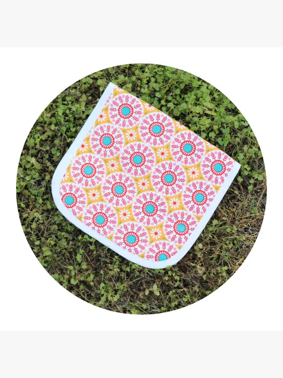 Burp Cloth - Teal Dot
