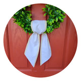 Two Color Linen Sash