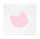 Gingham Baby Bib With Ric Rac