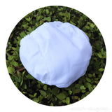 White Cotton Pique Diaper Cover