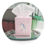 Cotton Color Pique Tissue Box Cover