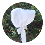 White Addi Baby Bonnet