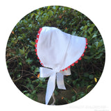 White Addi Baby Bonnet