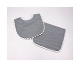 Gingham Bib and Burp Cloth Gift Set