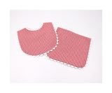 Gingham Bib and Burp Cloth Gift Set